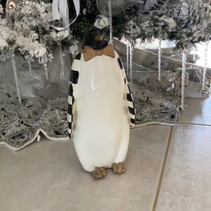 Mac-Kenzie Childs Penguin New With Tags and Original Box LAST ONE!!!